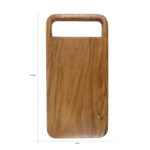 Oussum Large Natural Acacia Wood Chopping Board for Kitchen Wooden Serving tray - Picture 9 of 9